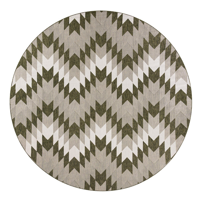 Tapis intérieur / extérieur Blox Hower, Rond 12 pi