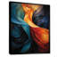 Décoration murale rétro bleu orange liquide - Vagues-1062869482-1062869474