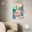Décoration murale bord de mer Cheetah Living Pastel II par Art Remedy, tendue avec châssis, 16 x 24-1274721187-1274721205