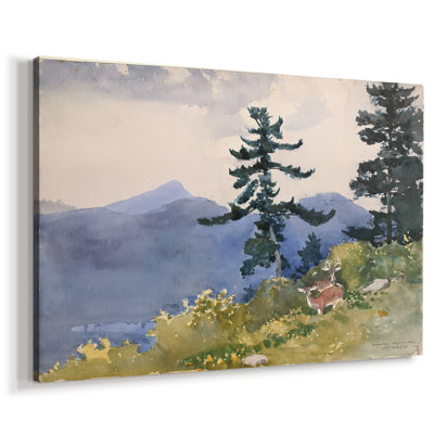 Deer in the Adirondacks-Winslow Homer-Gallery Wrapped Canvas-1889