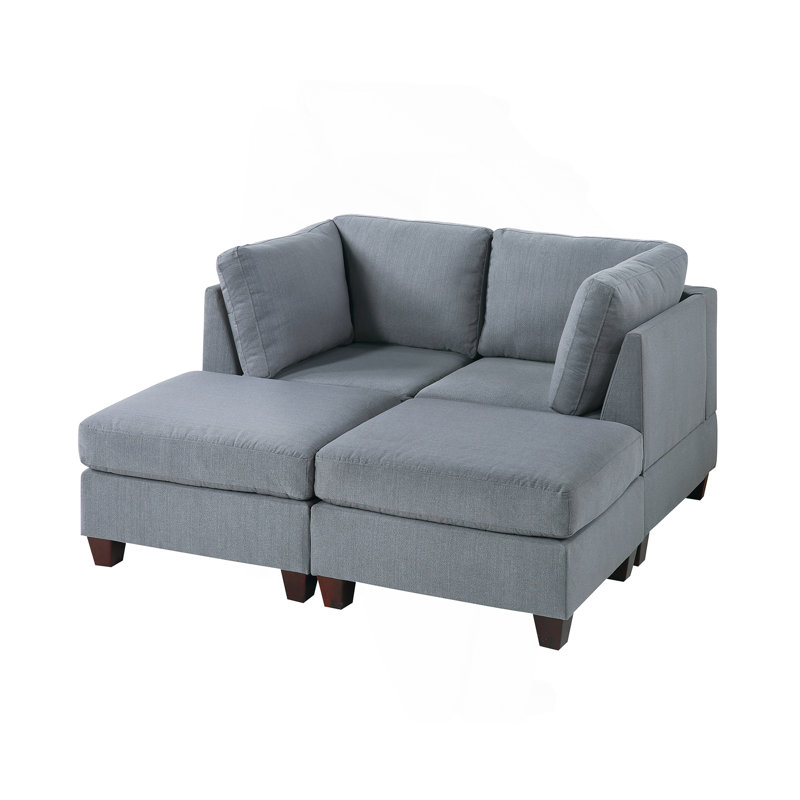 Ensemble modulaire - 4 pièces en gris