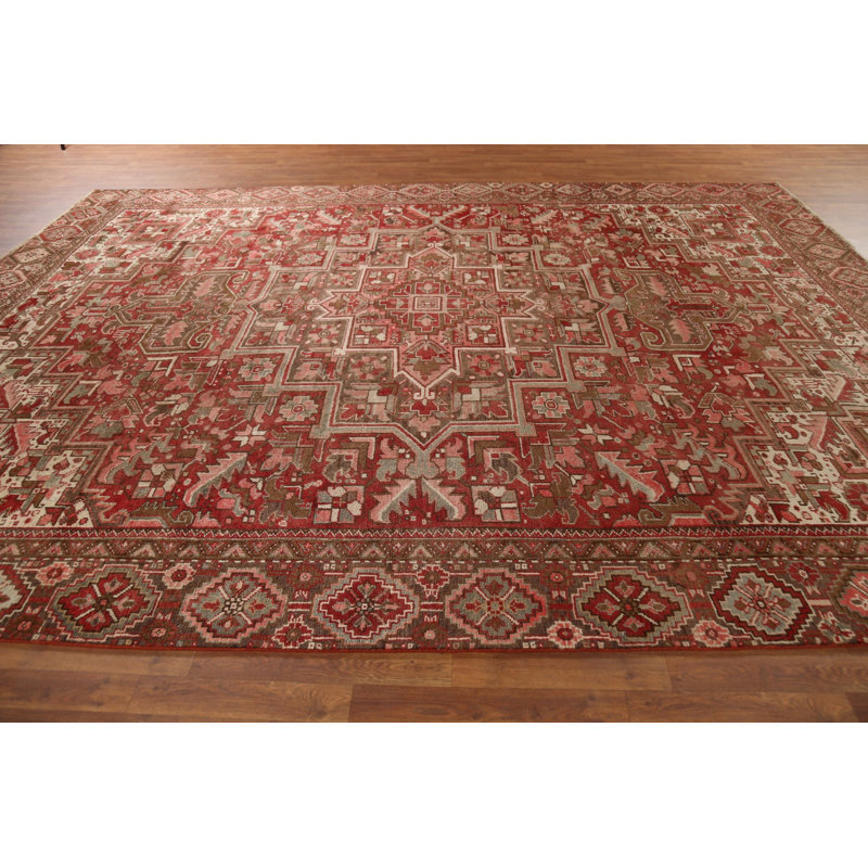 Tapis géométrique rétro 10 x 13