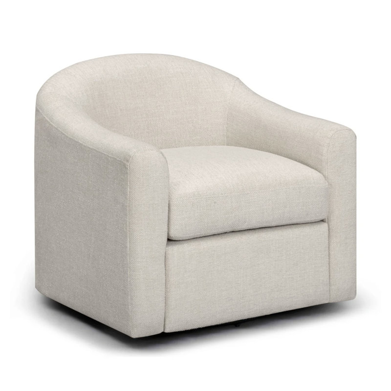 Chaise pivotante Thak, Crème