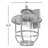 Tildon Stefani 9 Inch Outdoor Wall Sconce in Black