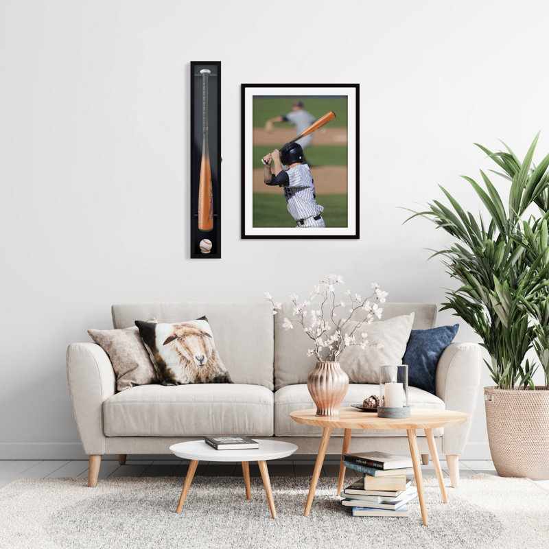 39.6'' H x 6'' W Solid Wood Display Case