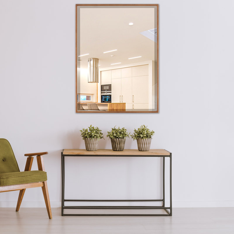 Bugarin Rectangle Mirror, 20.62" H x 30.62" W, Sunset Gold
