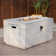 Deserai 23.8'' H x 42.5'' W Magnesium Oxide Propane Outdoor Fire Pit Table with Lid