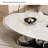 Modern simple oval rock plate coffee table-104977457-104977460