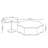 Modern Light Luxury Black Coffee Table