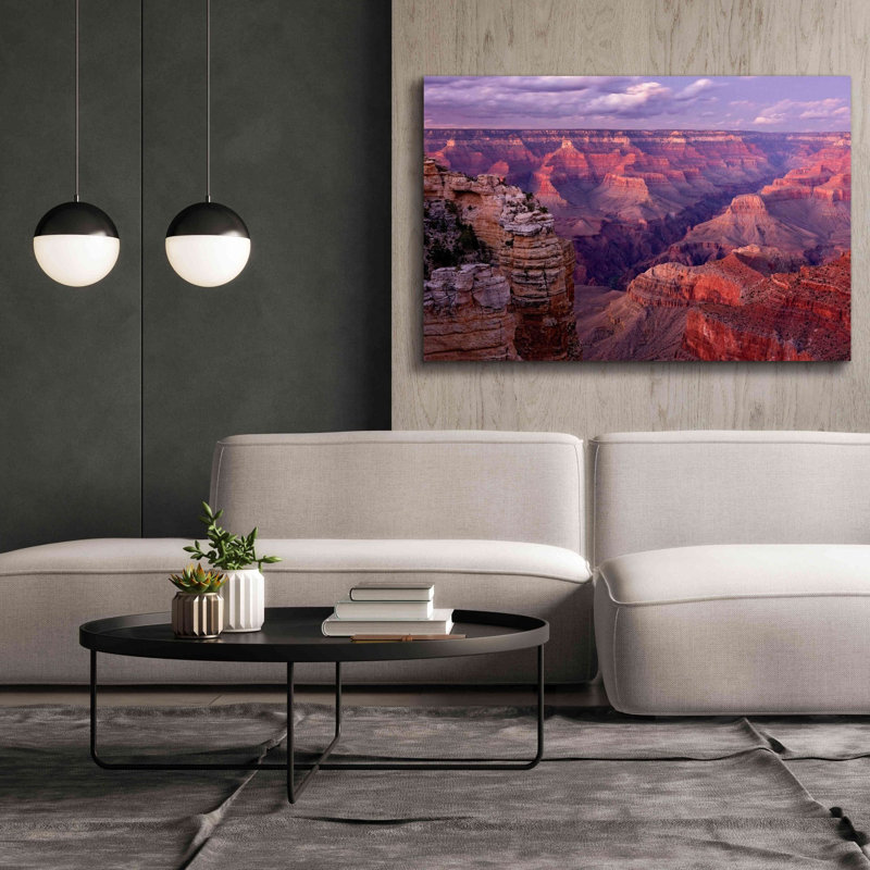 «Grand canyon près de Mather Point» par Mike Jones, estampe numérique sur toile, H 40 po x l 60 po x P 1,5 po