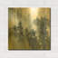 «Misty Forest I» par Katrina Pete, art mural en métal doré, 24 po x 24 po-2090060322