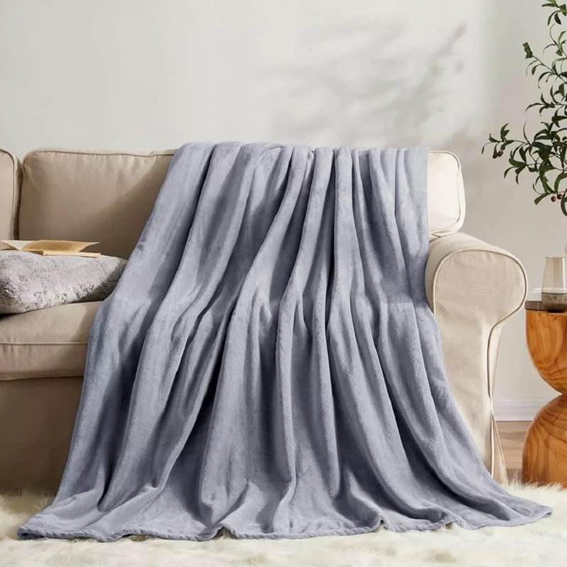 Fairmont Park Throw, Silver, 240cm W x 270cm L