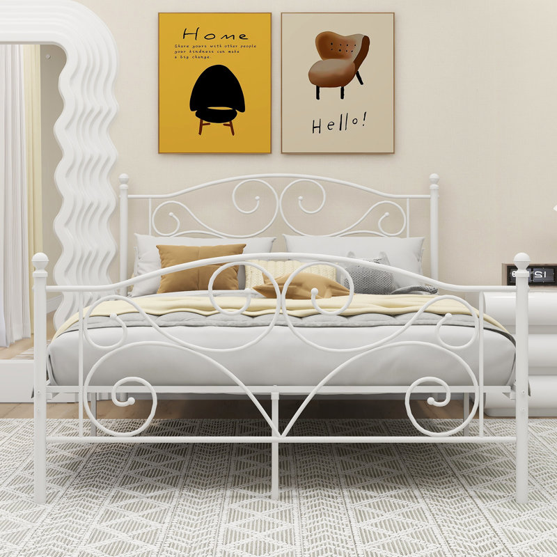 Lit plateforme Covertt, Blanc, Grand