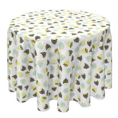 Round Cotton Twill Tablecloth