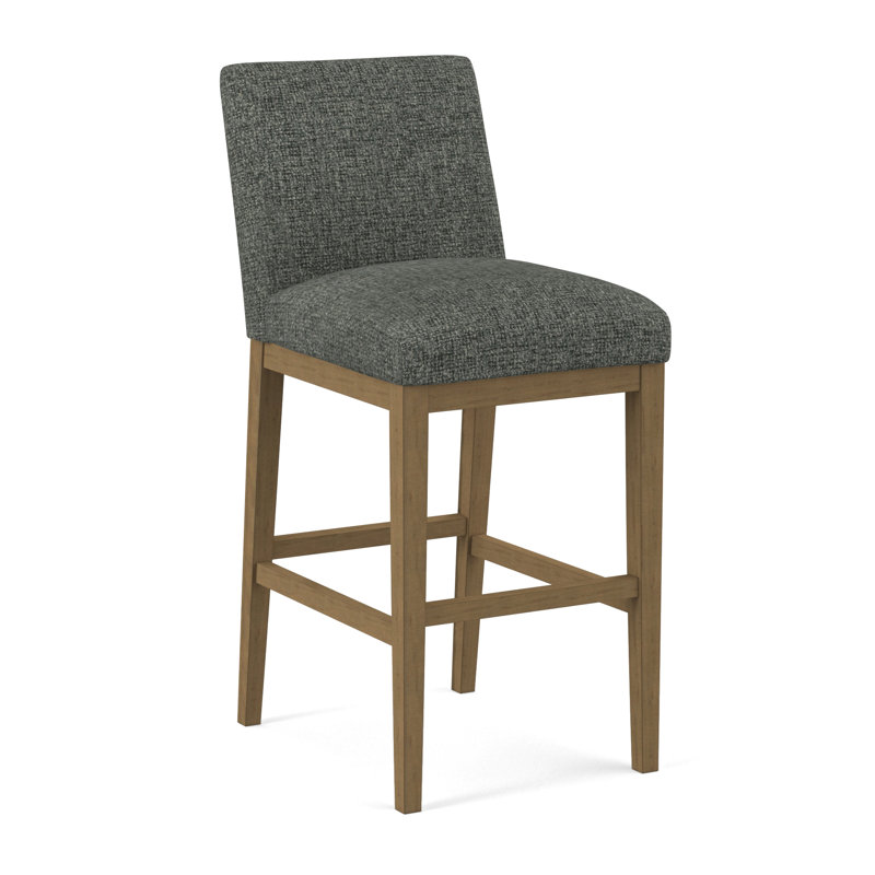 Upholstered Stool, Evolution Caribou, Beachwood