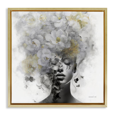 «Hidden Spring Visage Floater», art mural sur toile par Danhui Nai