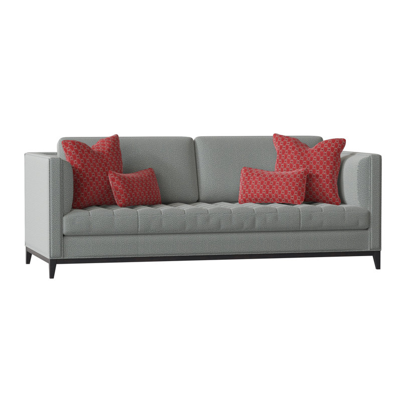 Paramount Sofa, Maya Cyan, Amelia Azalea, Espresso