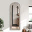 Miroir mural en bois massif 71 po H-1930519904-1994457160