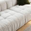 Coussin modulaire blanc 100% polyester 101,57 po-129578959