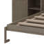 Queen Size Murphy Bed With Desk&Open Shelves&Cabinet, Foldout Workstation&Drawers-481229288