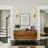 LED Dimmbale Flush Mounted Sconces, Battery Operated Wall Sconces With Remote