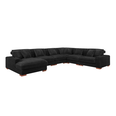 Amritbir 157.5" Wide Right Hand Facing Modular Corner Sectional
