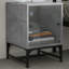 Genagra 35cm W Steel Bedside Table-72213906-110677787
