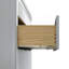 Ensemble de meuble-lavabo autoportant 30 po avec 2 ensembles de poignées et plateau en marbre d'ingénierie entièrement assemblé gris-2046708333-2046708332