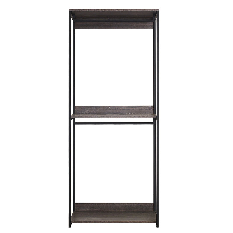Placard en bois Monica Farmhouse, Gris