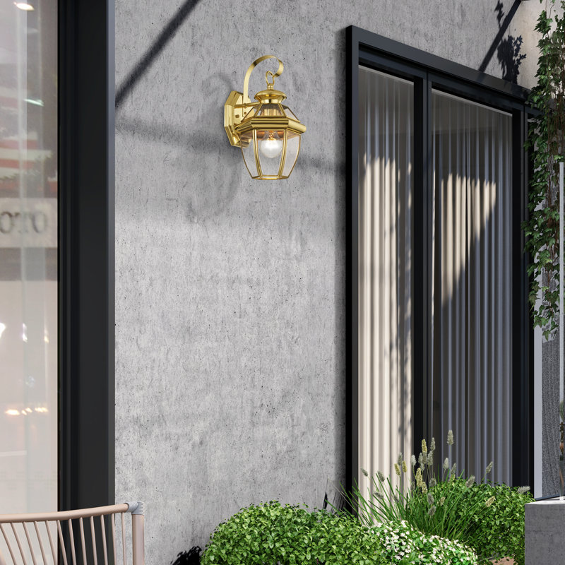 Alexavier Wall Light, Polished Brass