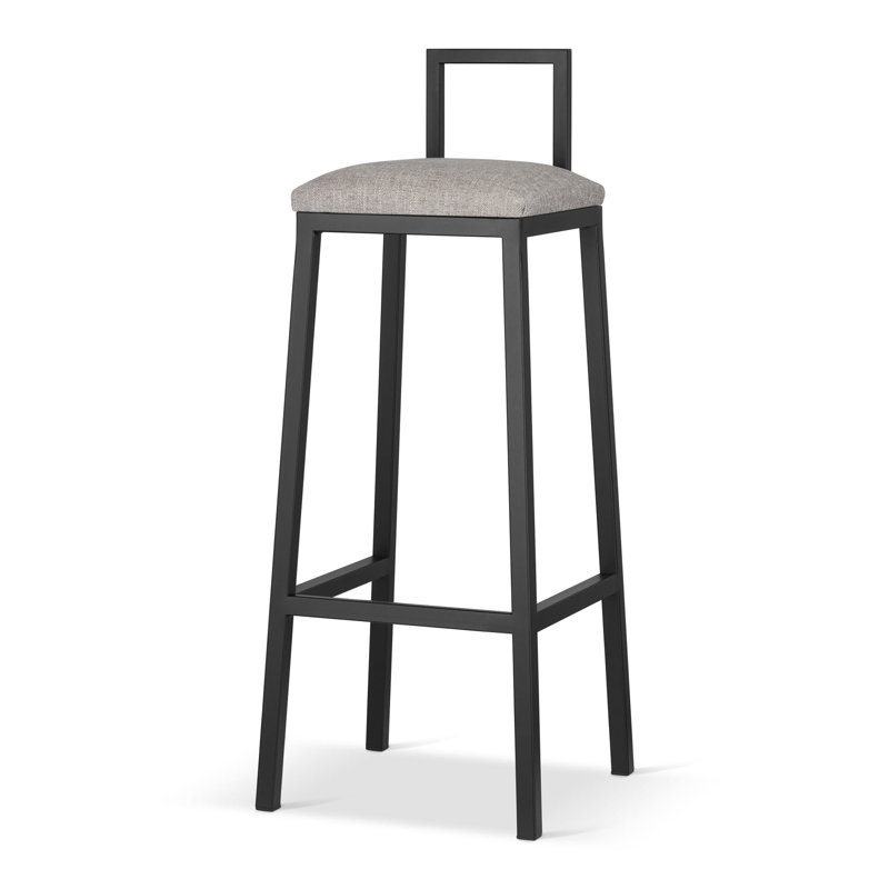 Kafton Upholstered Counter Stool with Metal Frame