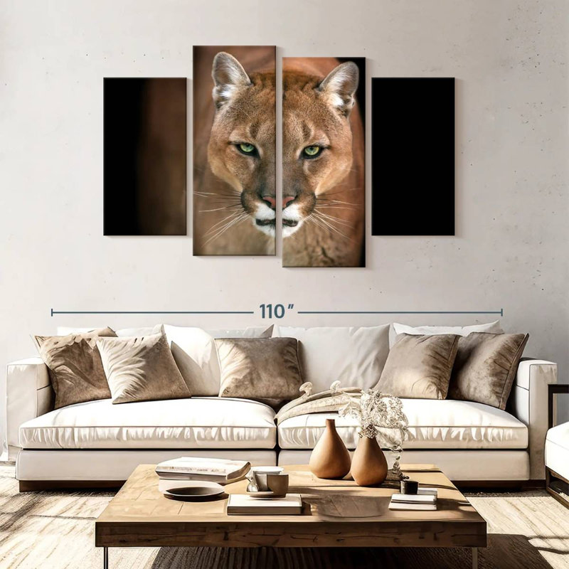 Puma féroce Brampt, H 54 po x l 84 po