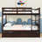 Two Drawers Rubber Wood Bunk Bed-1268994107-1268994100