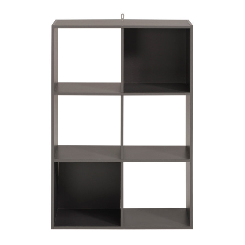 Bibliothèque cube Aarav, Gris foncé