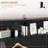 3-in-1 Hall Tree, Entryway Bench with Coat Rack, Mudroom Bench with Shoe Rack, 2 Storage Drawers, 4 Hooks and Padded Seat Cushions-91115010