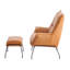Fauteuil d'appoint capitonné avec repose-pieds Veranzano-96830453