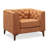 Essex Full-Grain Genuine Italian Leather Lounge Chair-594526537