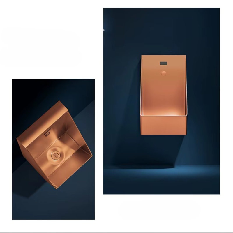 Urinoir mural rose Gold Man
