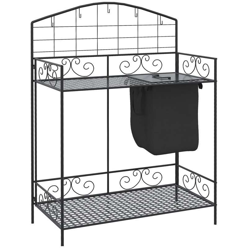 Banc de table pliant Outsunny