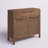 Commode d'appoint tissée 2 portes Bracha