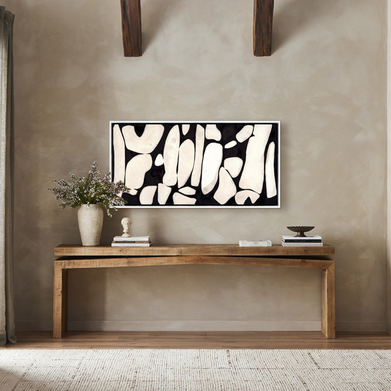 Possibility Painting by Jess Engle, White Maple Framed, 24.5" H x 48" W