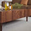 Table basse moderne simple en noyer noir-107556464