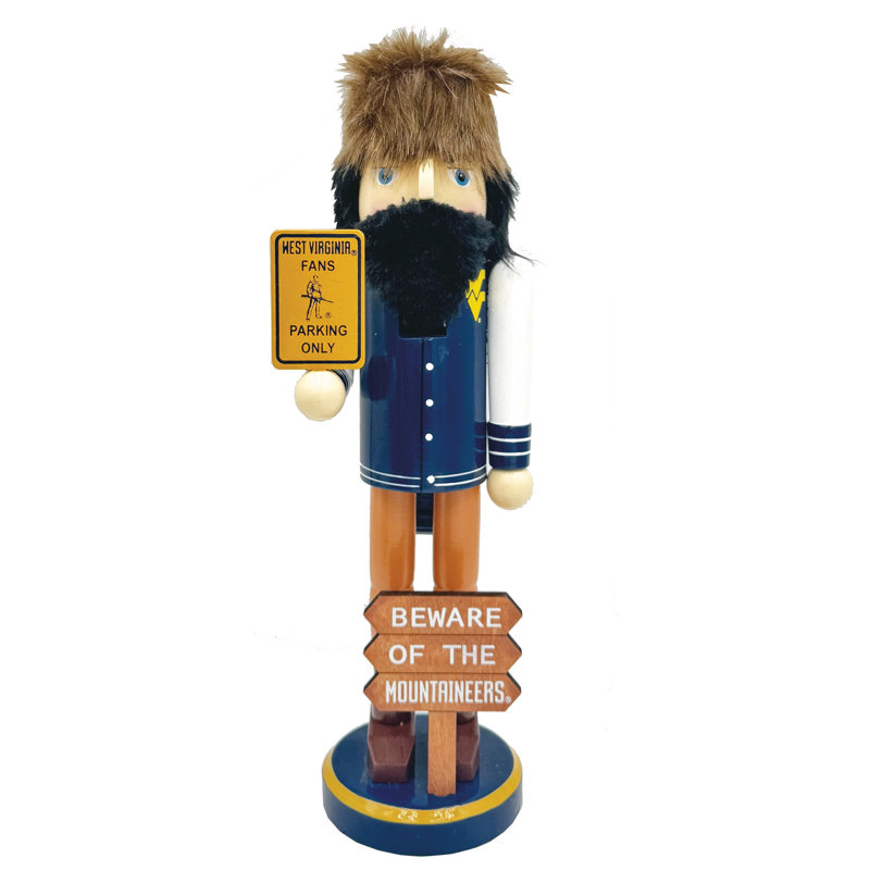 Casse-noisette 12 "NCAA College Spirit Beware, West Virginia