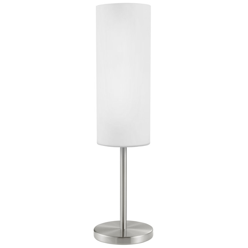 Lampe de bureau en nickel mat 18,11 po abubakarr
