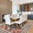 Transitional Medallion Washable Non Slip Area Rug-1254216268