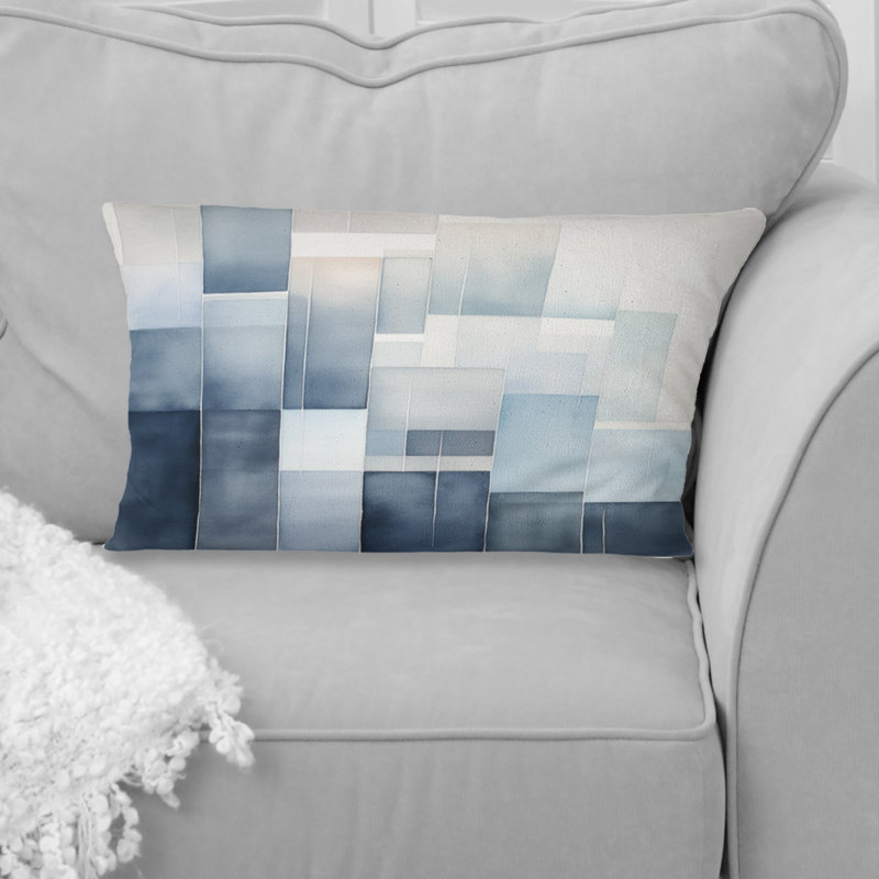 Coussin Cubist Dreams In Faded Retro