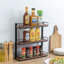 3 Tier Wall Mounted Spice Rack for Kitchen Storage
