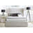 Hera Skirted Footboard Storage Panel Bed In Oatmeal-362012557