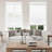 2-inch Room Darkening Slat Cordless Faux Wood Horizontal/Venetian Blind in Smooth White Finish-618071720