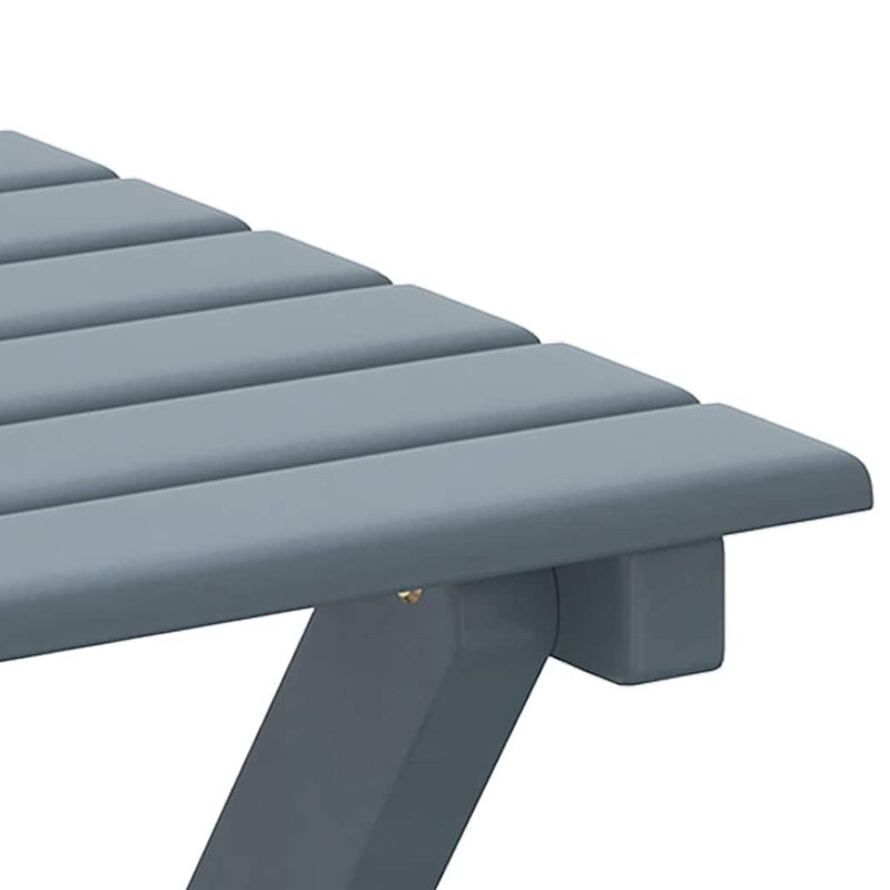 Square Solid Wood Outdoor Side Table - 35 cm W 35 cm D